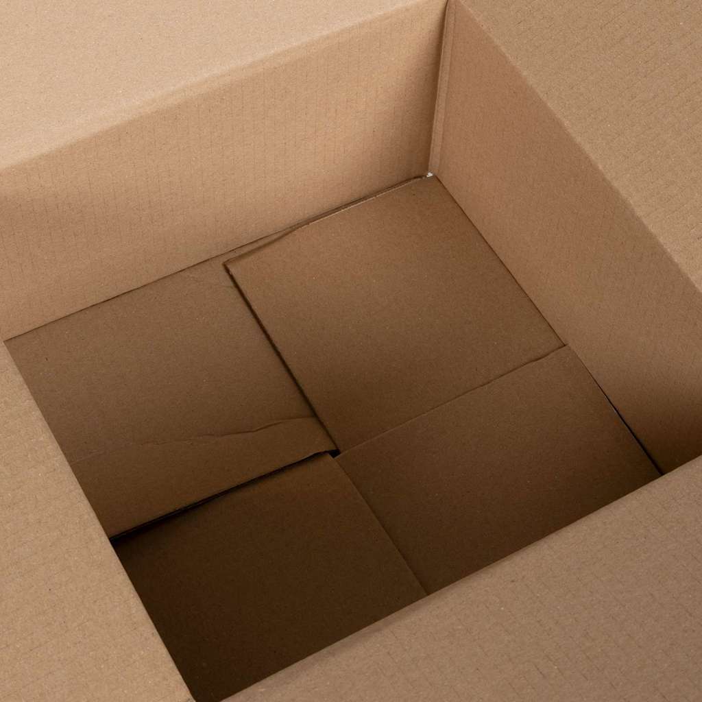 Faltbox mit Speicher 50 pcs Natur 30 x 30 x 15 cm Karton