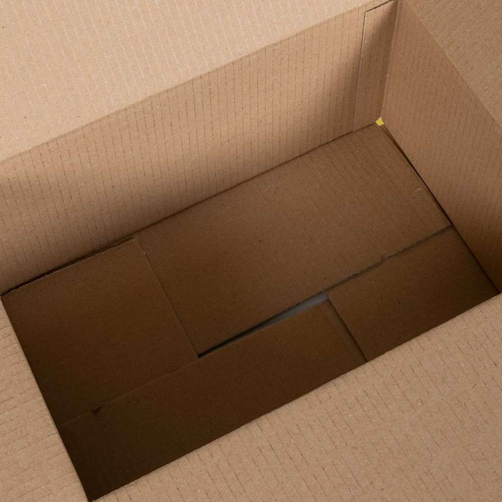 Faltbox mit Speicher 50 pcs Natur 35 x 24 x 15 cm Karton