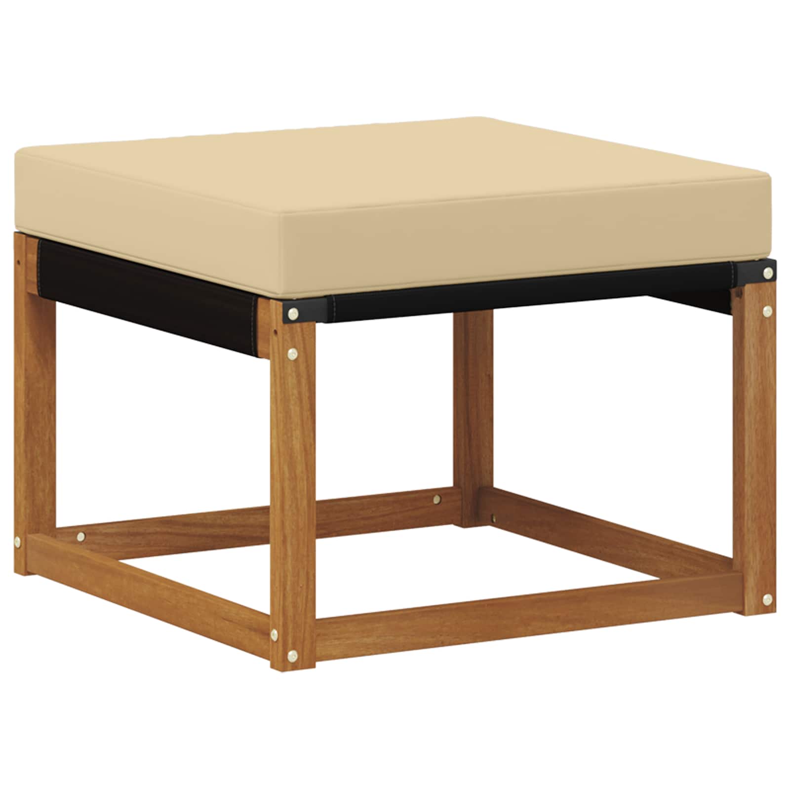 Outdoor-Sofagarnitur mit Kissen 8 pcs Natur und Beige