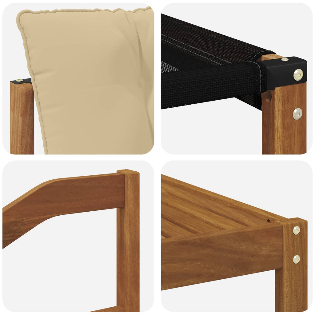 Outdoor-Sofagarnitur mit Kissen 8 pcs Natur und Beige