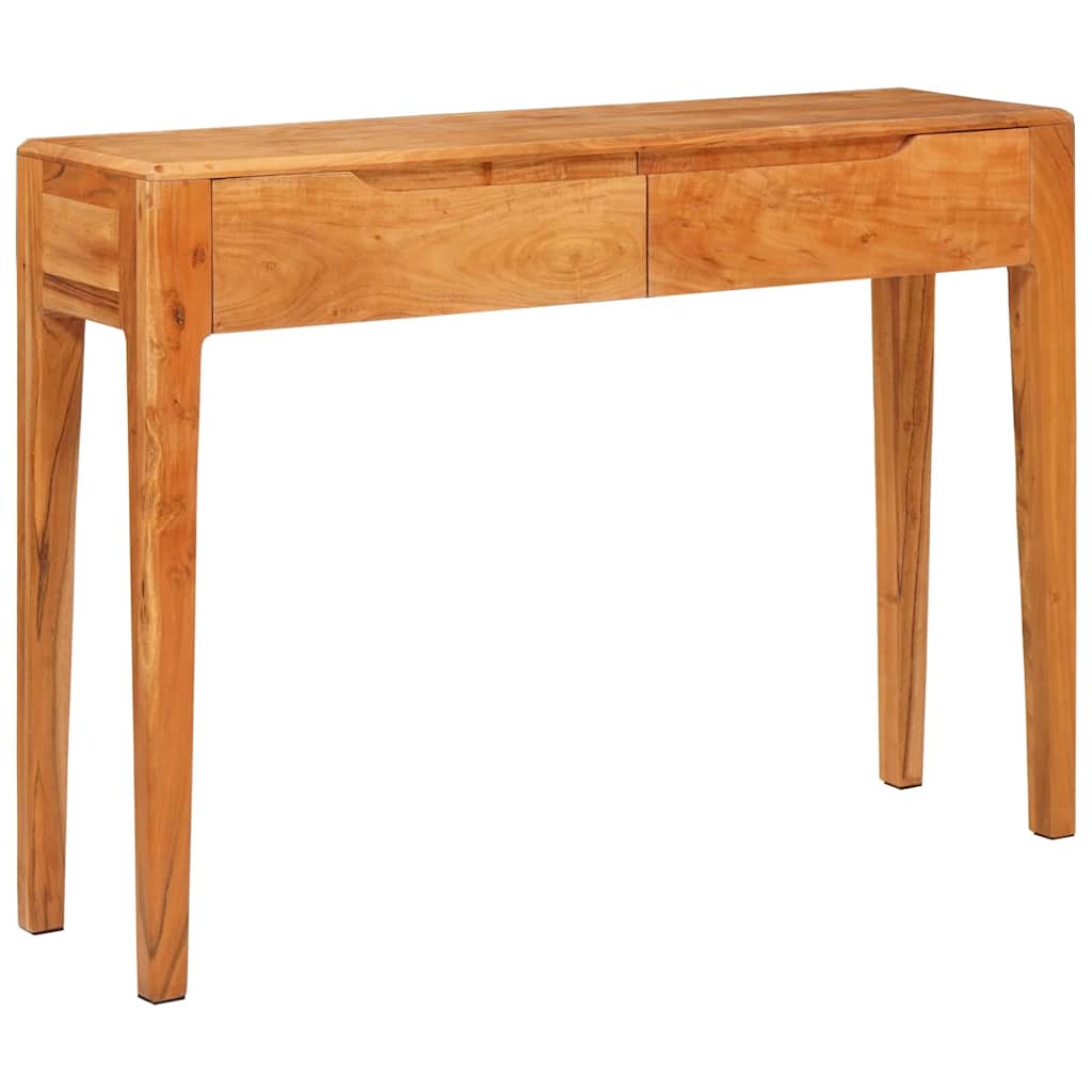 Konsolentisch Braun 110 x 30 x 80 cm Massivholz Akazie