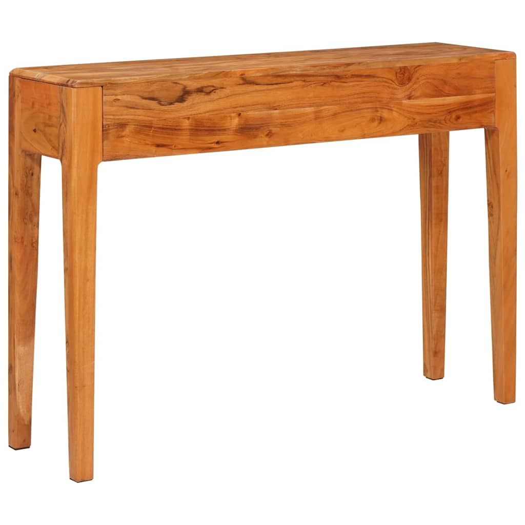 Konsolentisch Braun 110 x 30 x 80 cm Massivholz Akazie