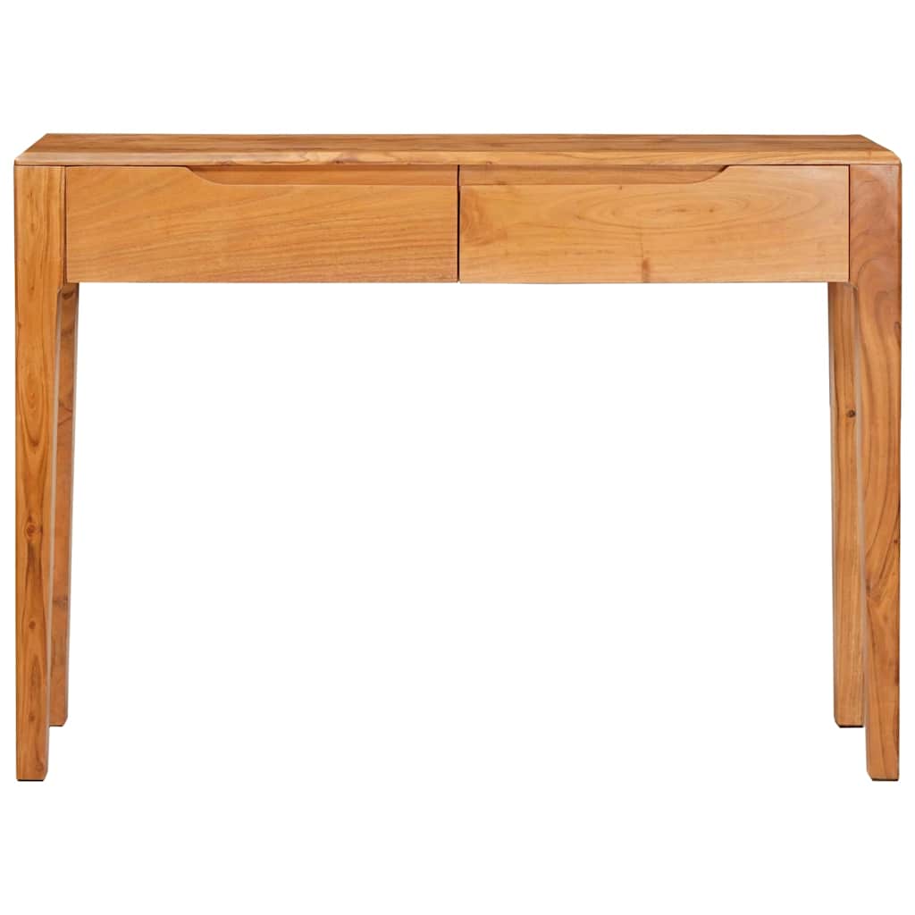 Konsolentisch Braun 110 x 30 x 80 cm Massivholz Akazie