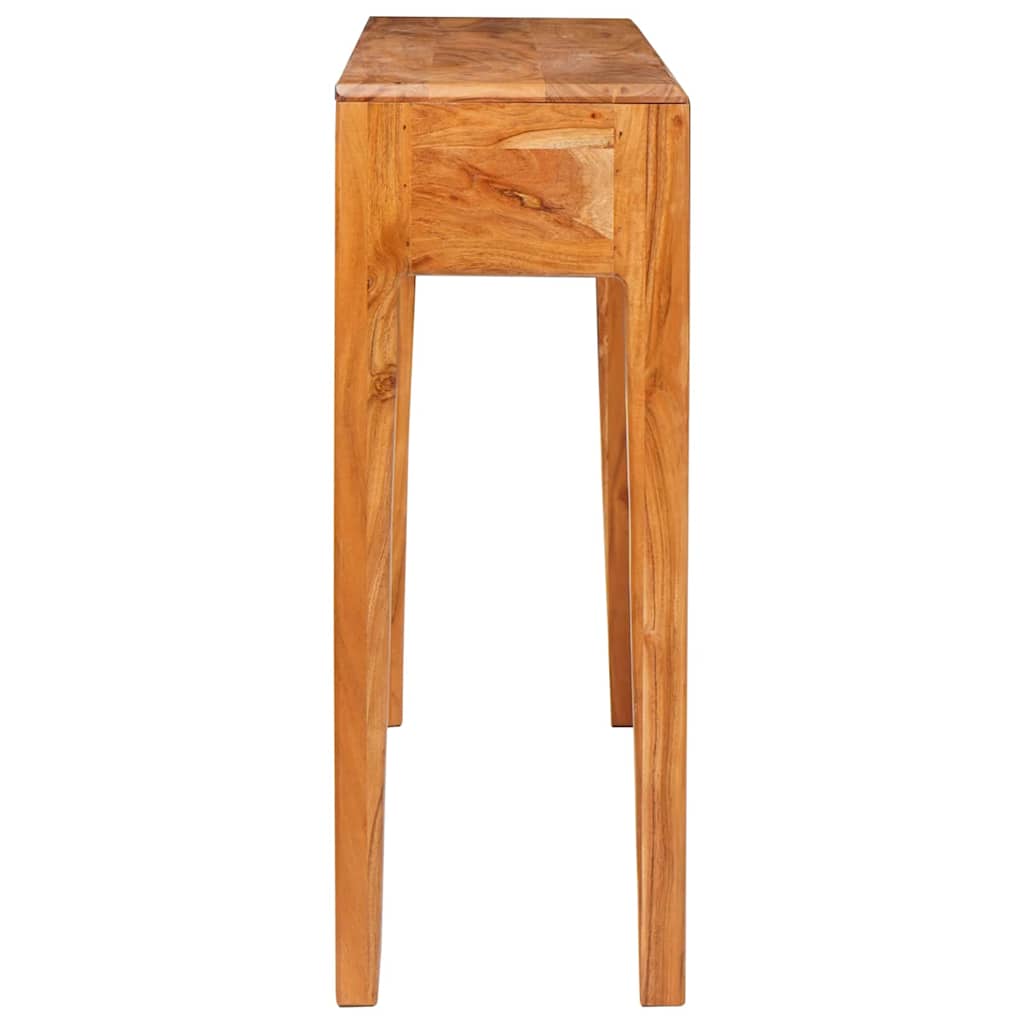 Konsolentisch Braun 110 x 30 x 80 cm Massivholz Akazie