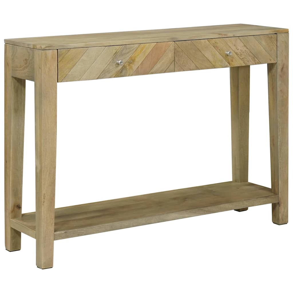 Konsolentisch mit Schubladen Natürliches Grau 110 x 30 x 80 cm