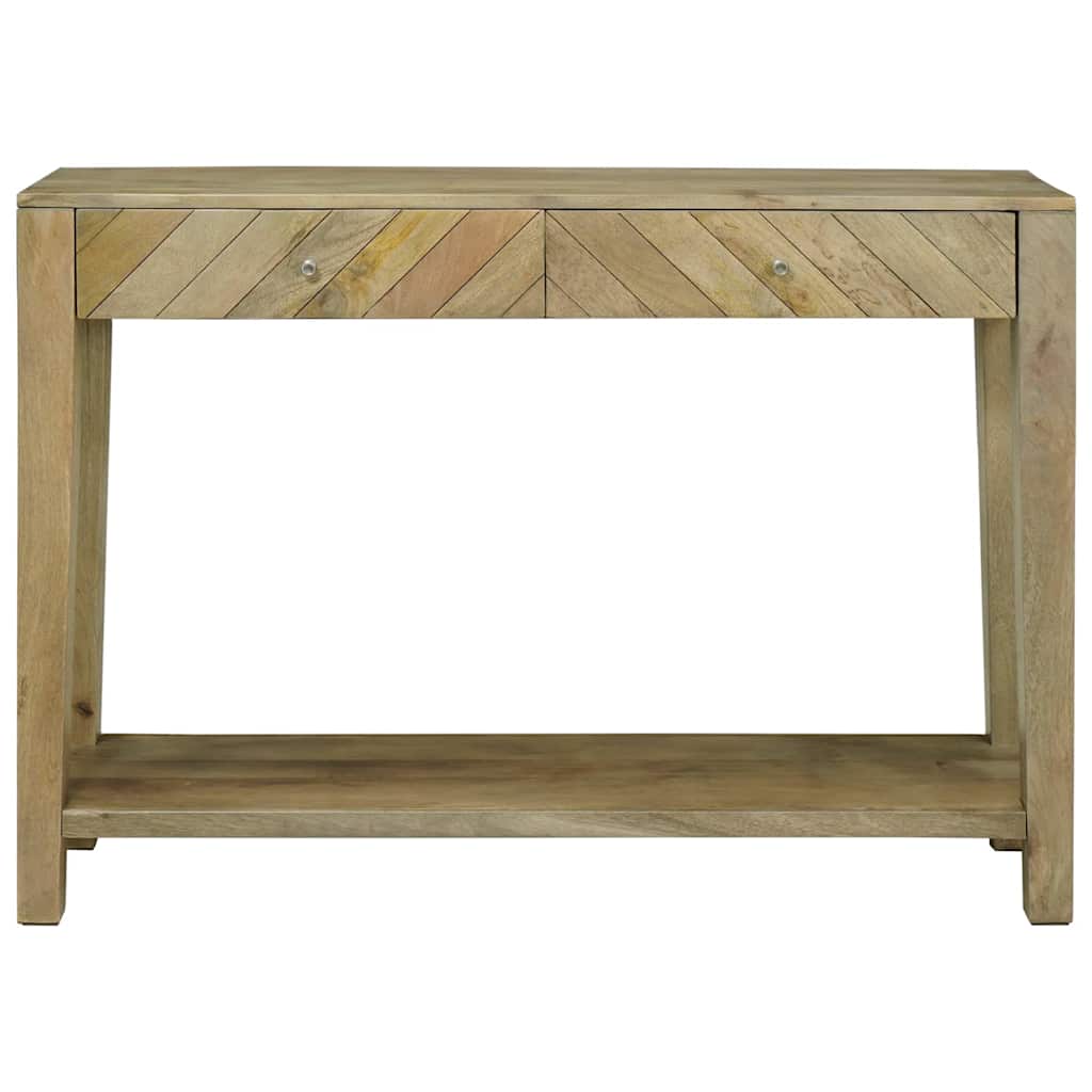 Konsolentisch mit Schubladen Natürliches Grau 110 x 30 x 80 cm