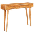 Konsolentisch Braun 110 x 30 x 80 cm Massivholz Akazie