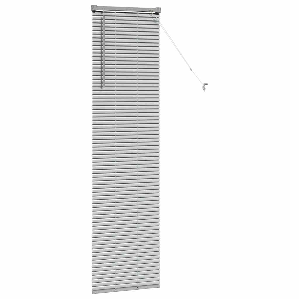 Balkenjalousien Silber 175 x 40 cm Aluminium