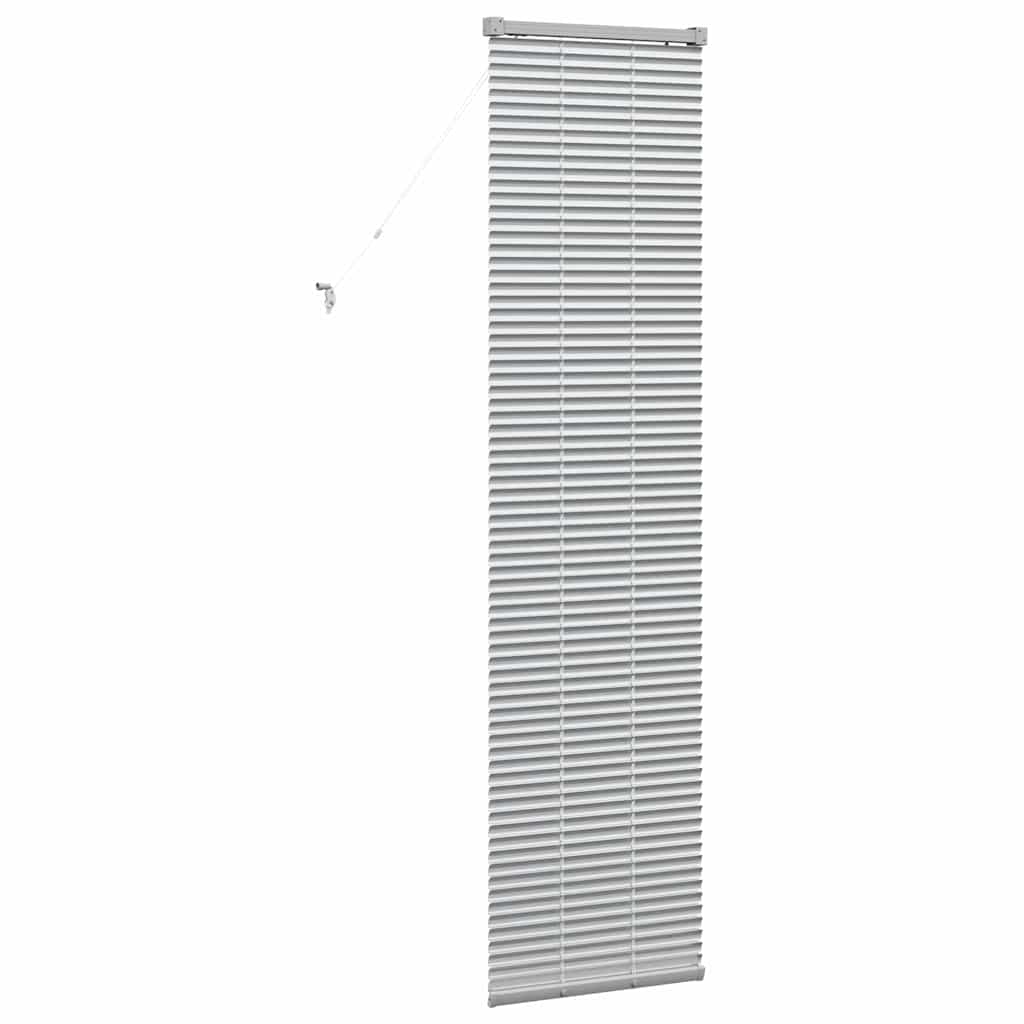 Balkenjalousien Silber 175 x 40 cm Aluminium