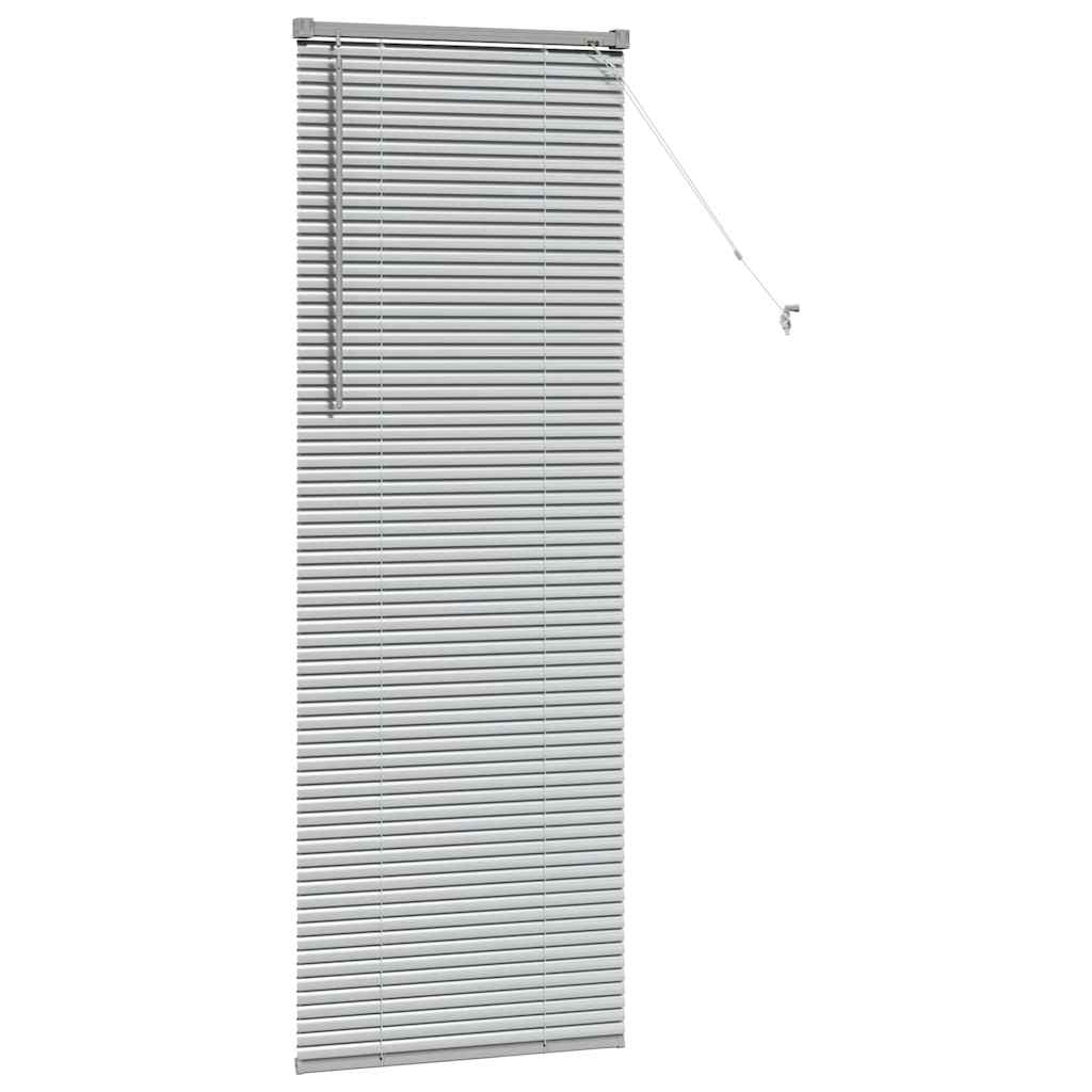Balkenjalousien Silber 175 x 60 cm Aluminium
