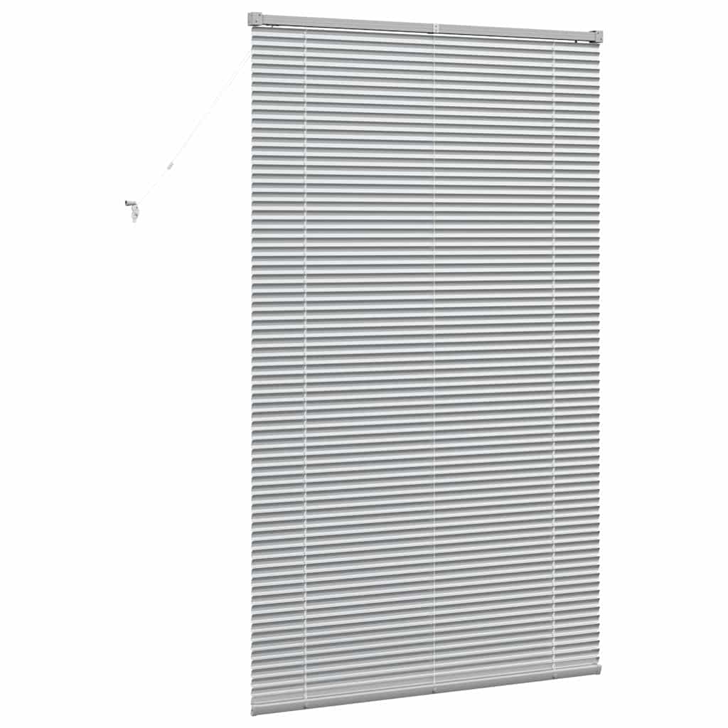 Balkenjalousien Silber 175 x 100 cm Aluminium