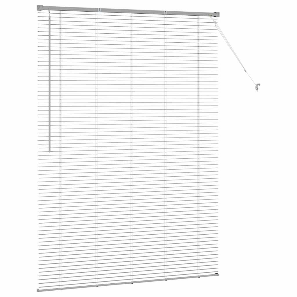 Balkenjalousien Silber 175 x 125 cm Aluminium