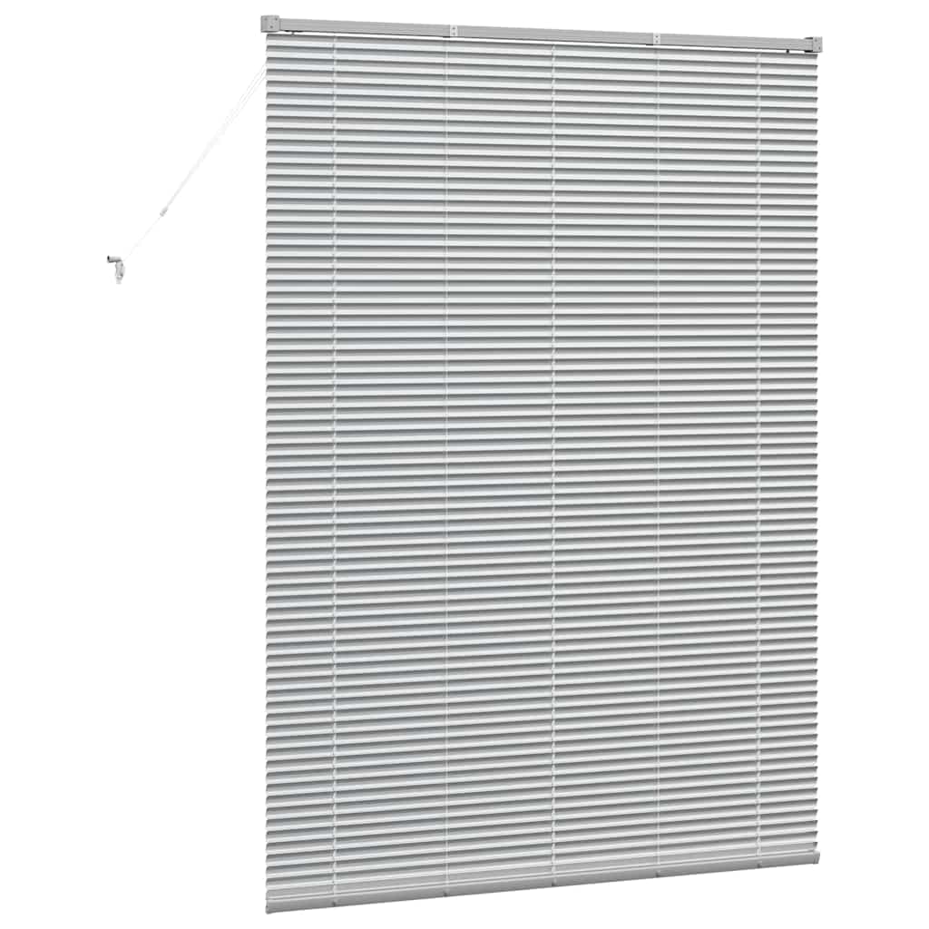Balkenjalousien Silber 175 x 135 cm Aluminium