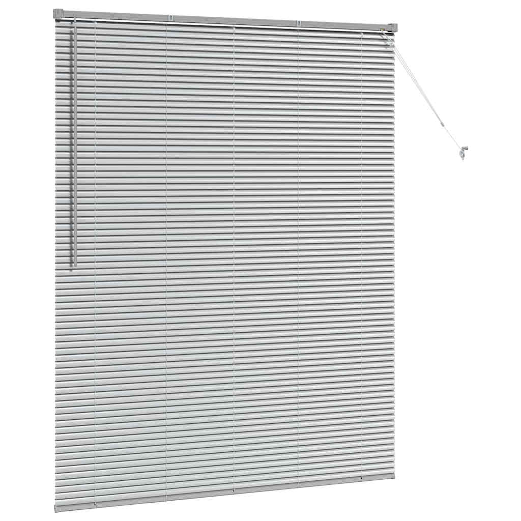 Balkenjalousien Silber 175 x 150 cm Aluminium