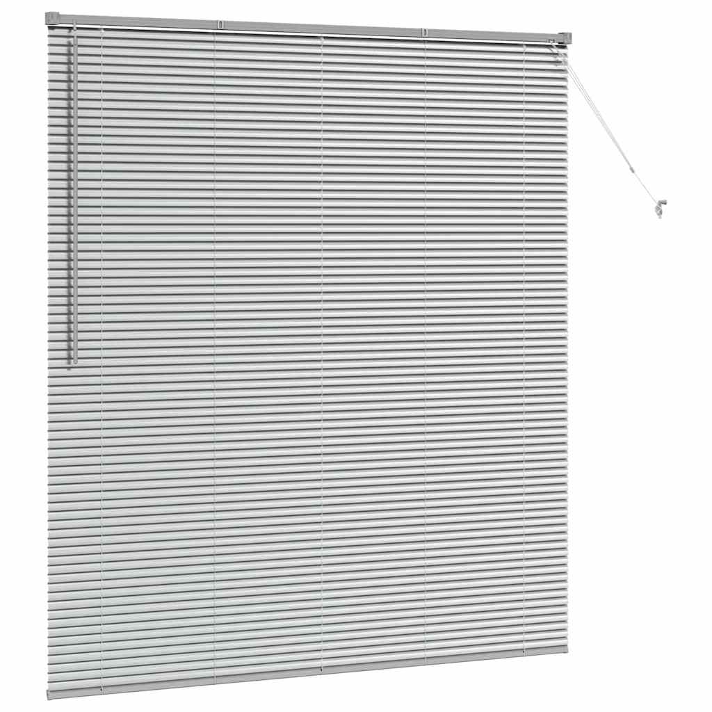 Balkenjalousien Silber 175 x 155 cm Aluminium