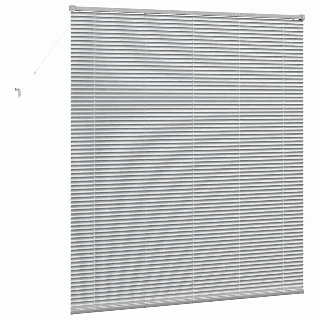 Balkenjalousien Silber 175 x 155 cm Aluminium
