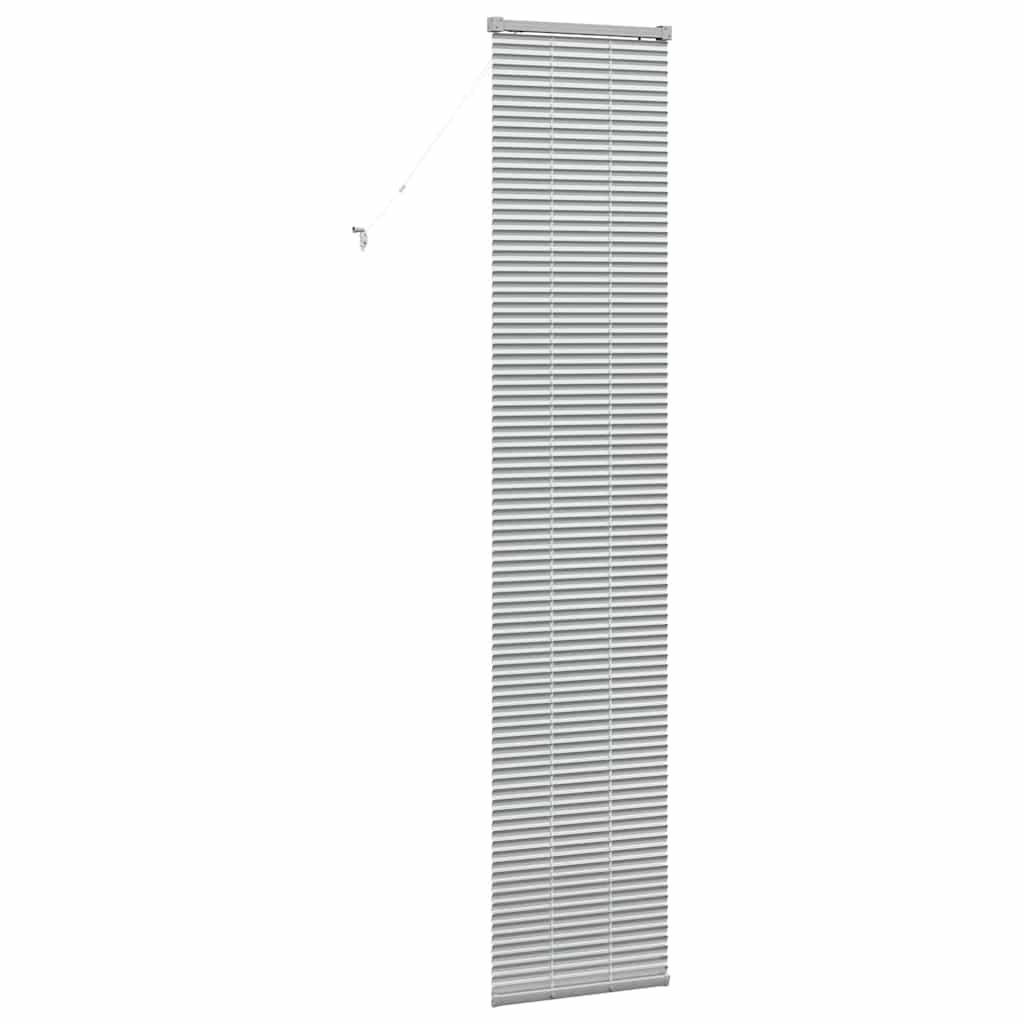 Balkenjalousien Silber 220 x 45 cm Aluminium