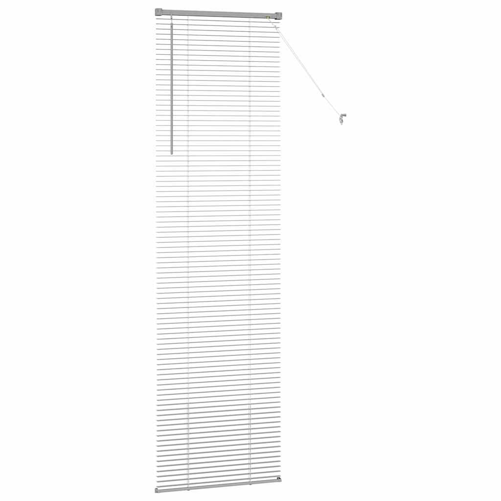 Balkenjalousien Silber 220 x 55 cm Aluminium