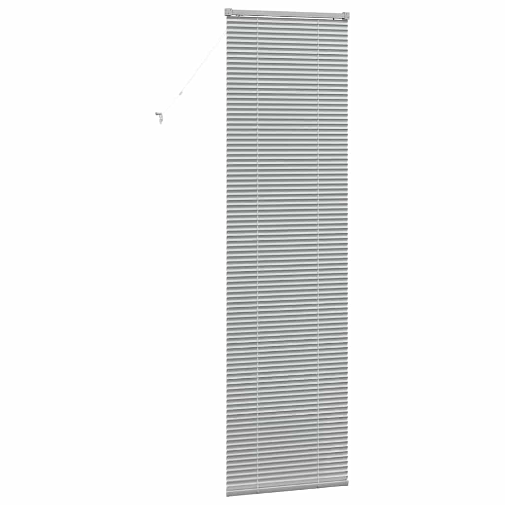 Balkenjalousien Silber 220 x 55 cm Aluminium