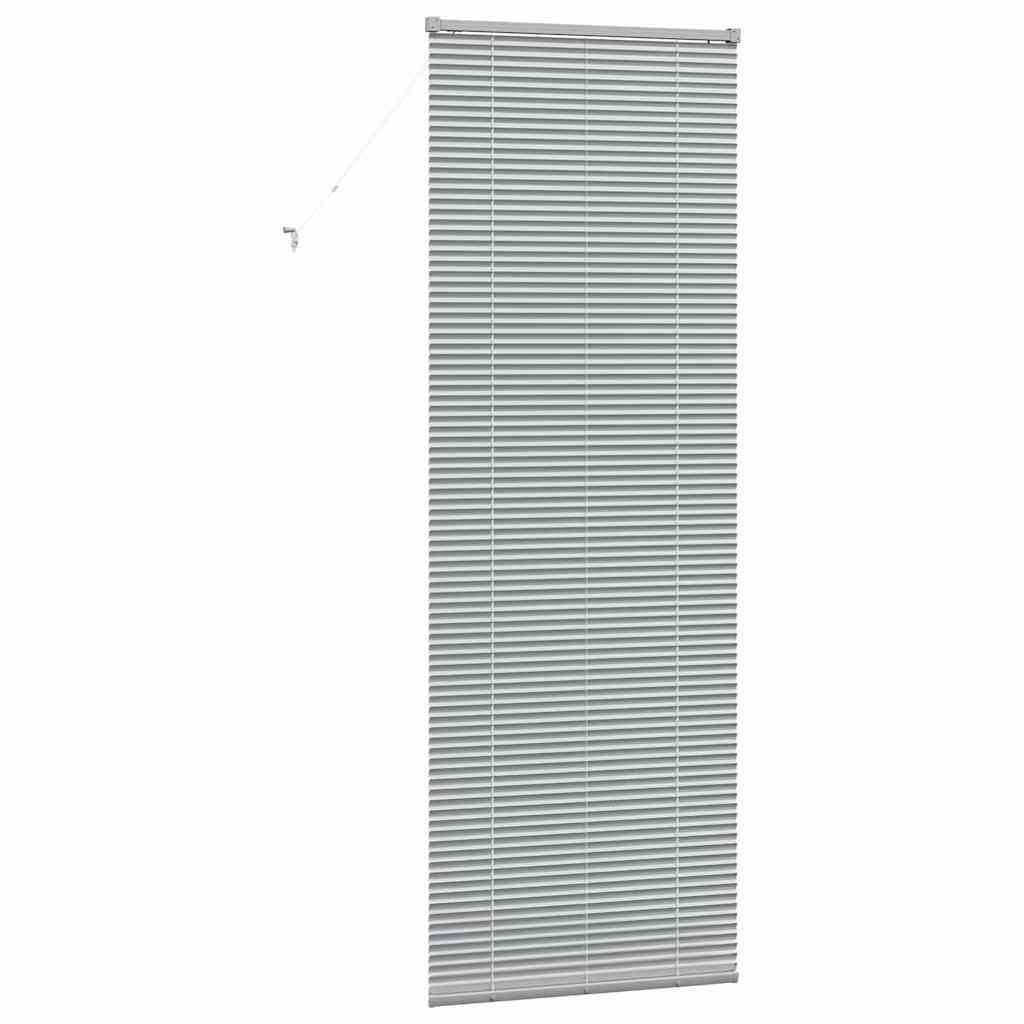Balkenjalousien Silber 220 x 80 cm Aluminium