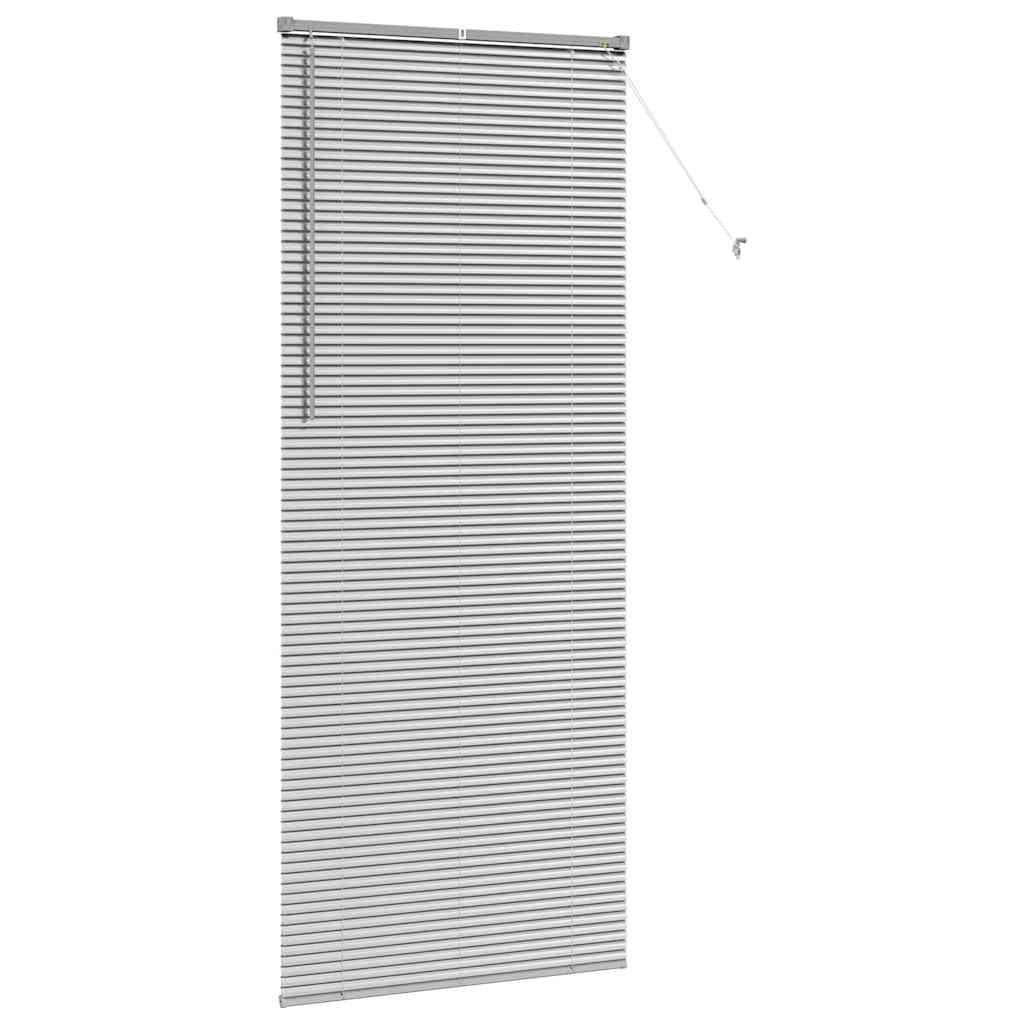 Balkenjalousien Silber 220 x 85 cm Aluminium