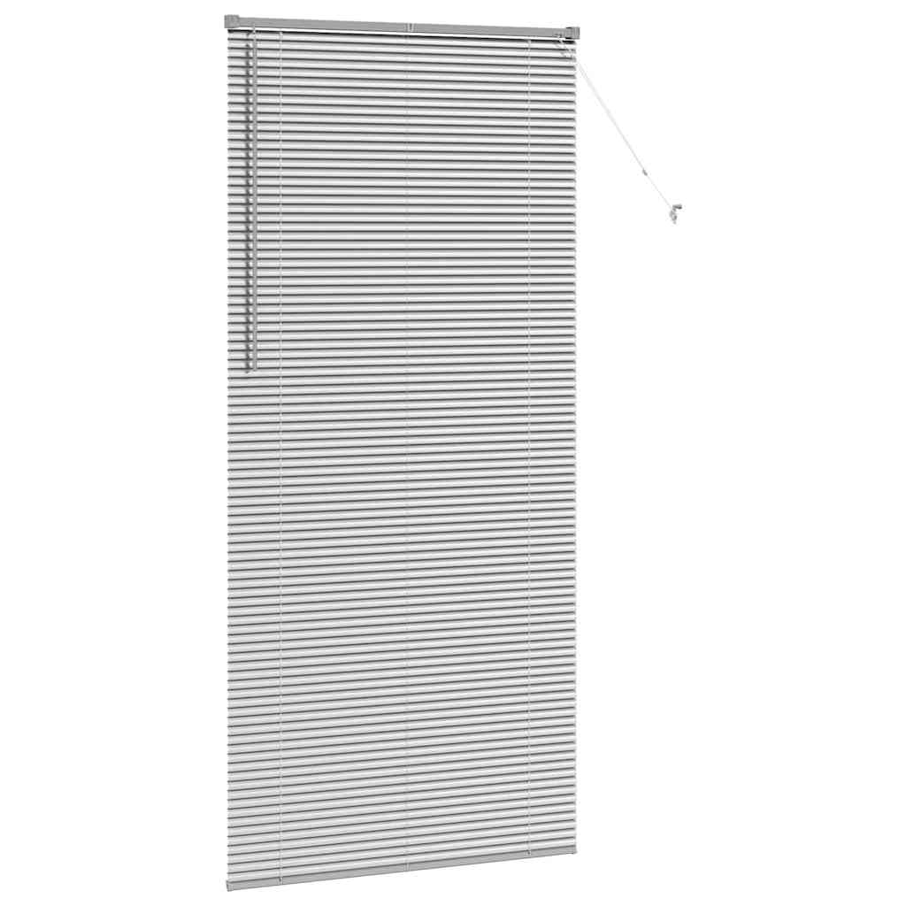 Balkenjalousien Silber 220 x 100 cm Aluminium