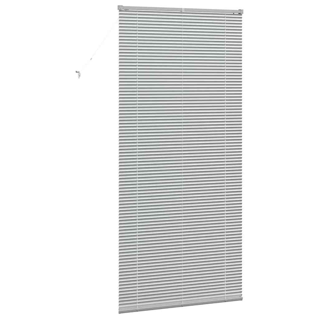 Balkenjalousien Silber 220 x 100 cm Aluminium