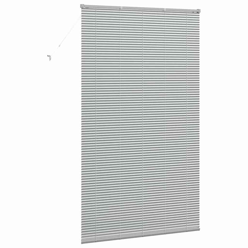 Balkenjalousien Silber 220 x 130 cm Aluminium