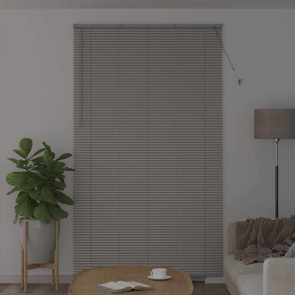 Balkenjalousien Silber 220 x 135 cm Aluminium