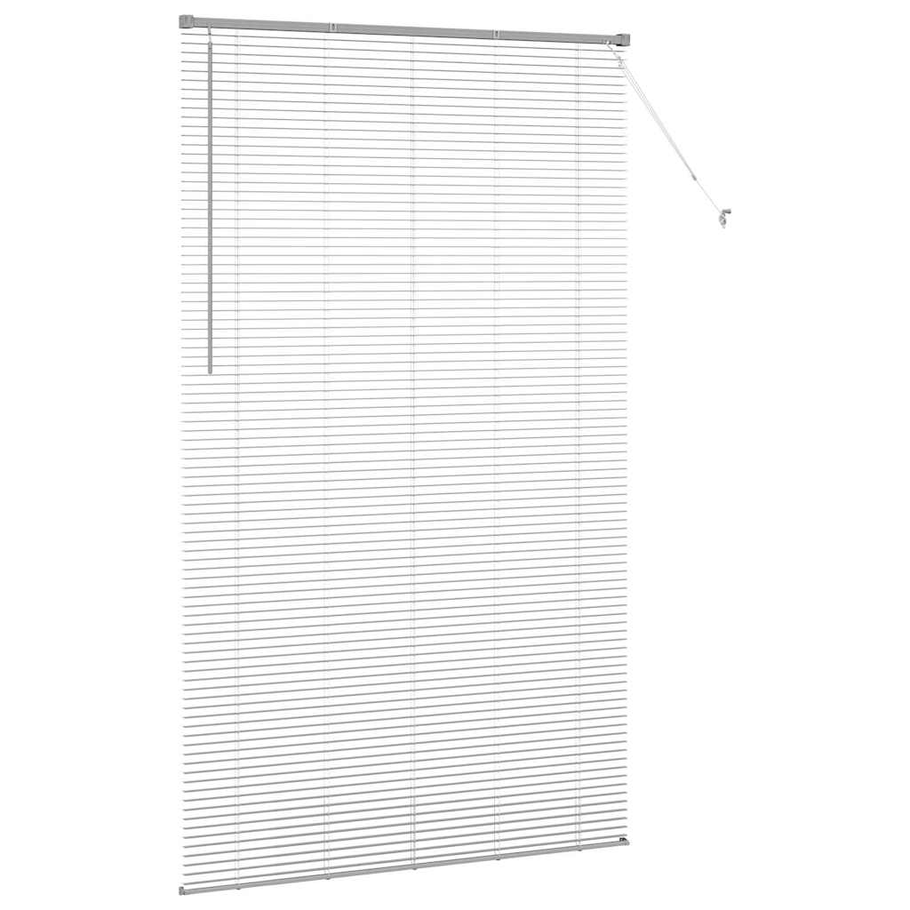 Balkenjalousien Silber 220 x 135 cm Aluminium