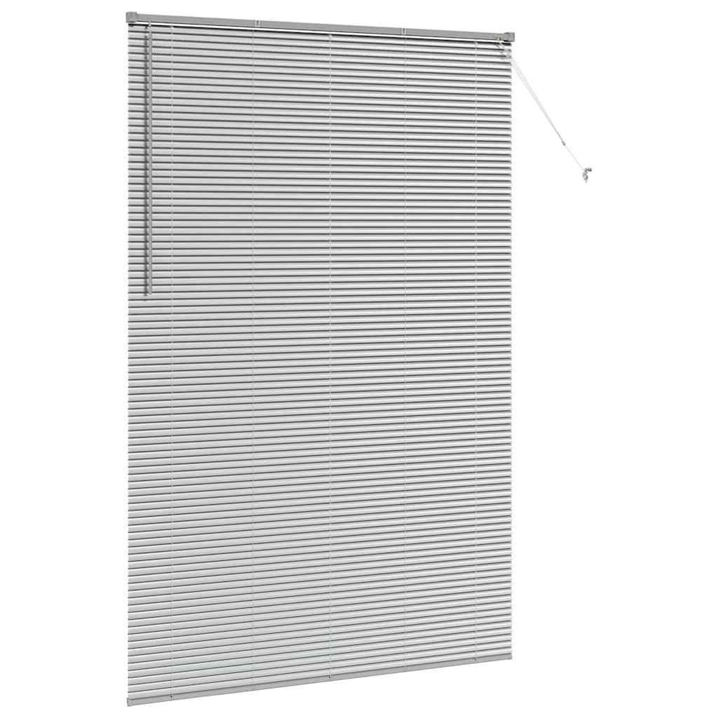 Balkenjalousien Silber 220x150cm Aluminium