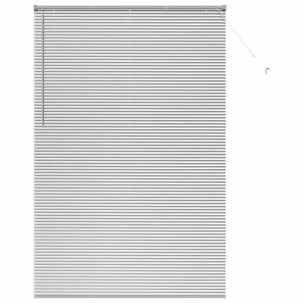 Balkenjalousien Silber 220x150cm Aluminium