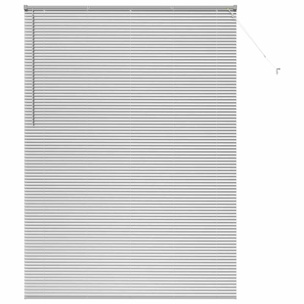 Balkenjalousien Silber 220 x 155 cm Aluminium