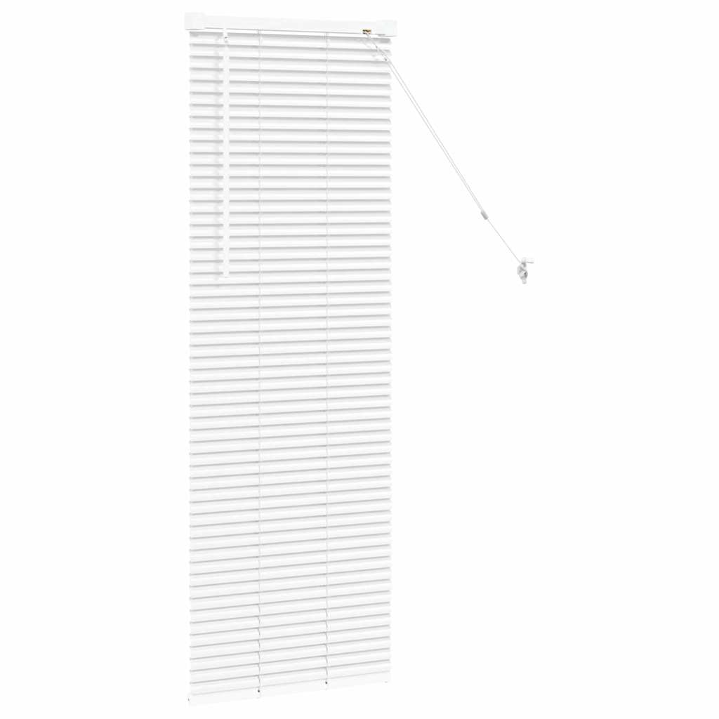 Balkenjalousien Weiß 130 x 50 cm Aluminium
