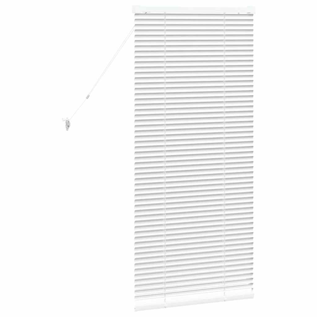 Balkenjalousien Weiß 130 x 55 cm Aluminium