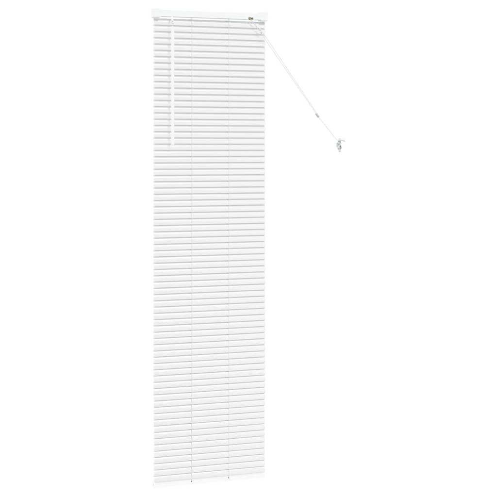 Balkenjalousien Weiß 175 x 40 cm Aluminium