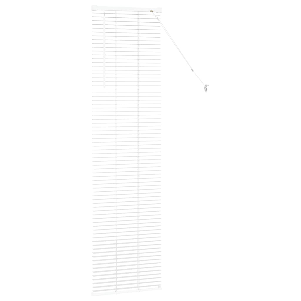 Balkenjalousien Weiß 175 x 40 cm Aluminium