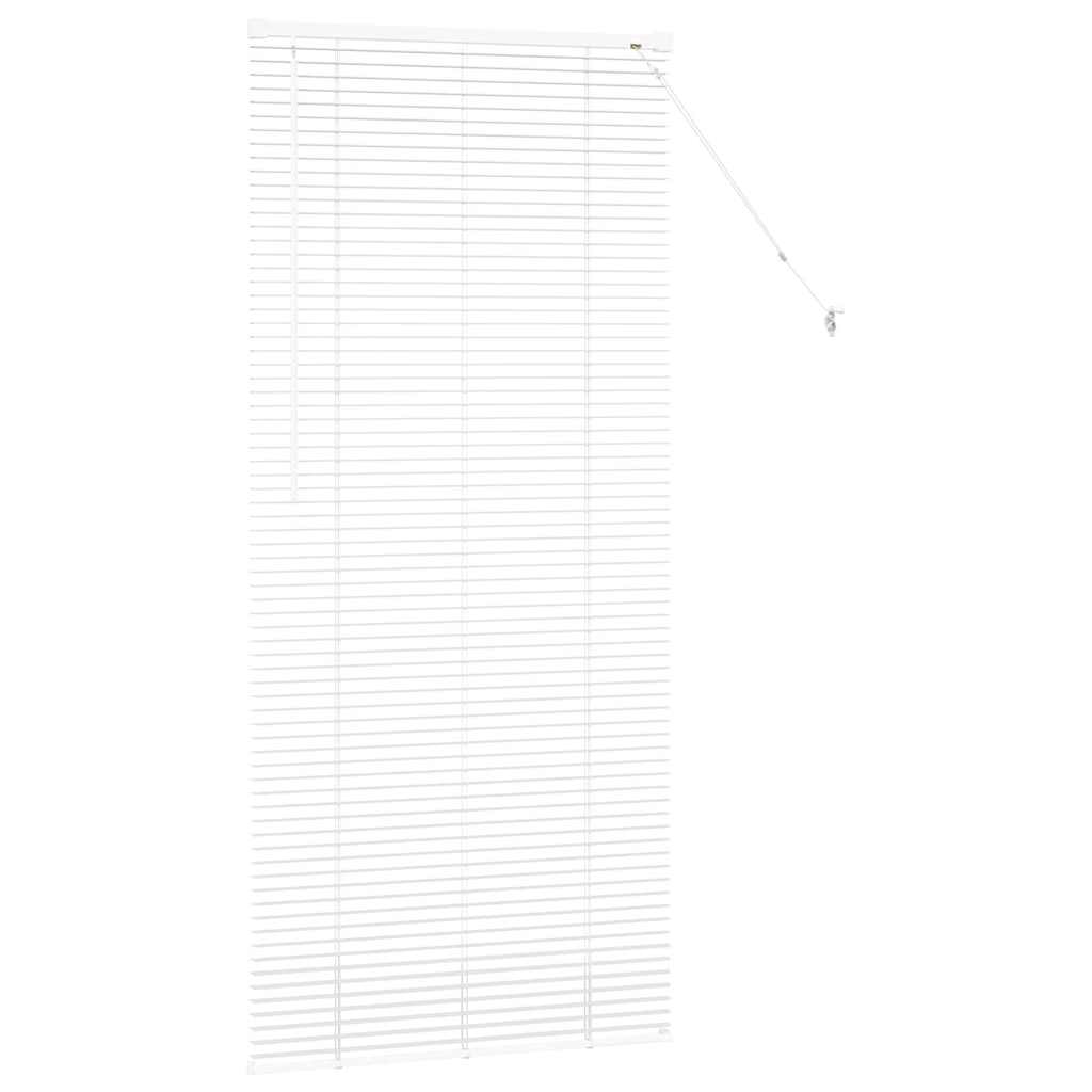 Balkenjalousien Weiß 175 x 75 cm Aluminium