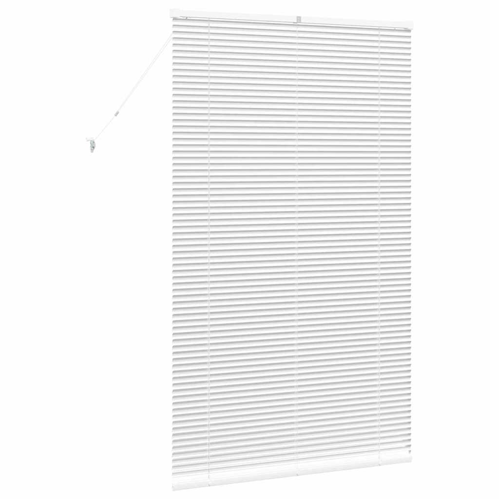 Balkenjalousien Weiß 175 x 100 cm Aluminium