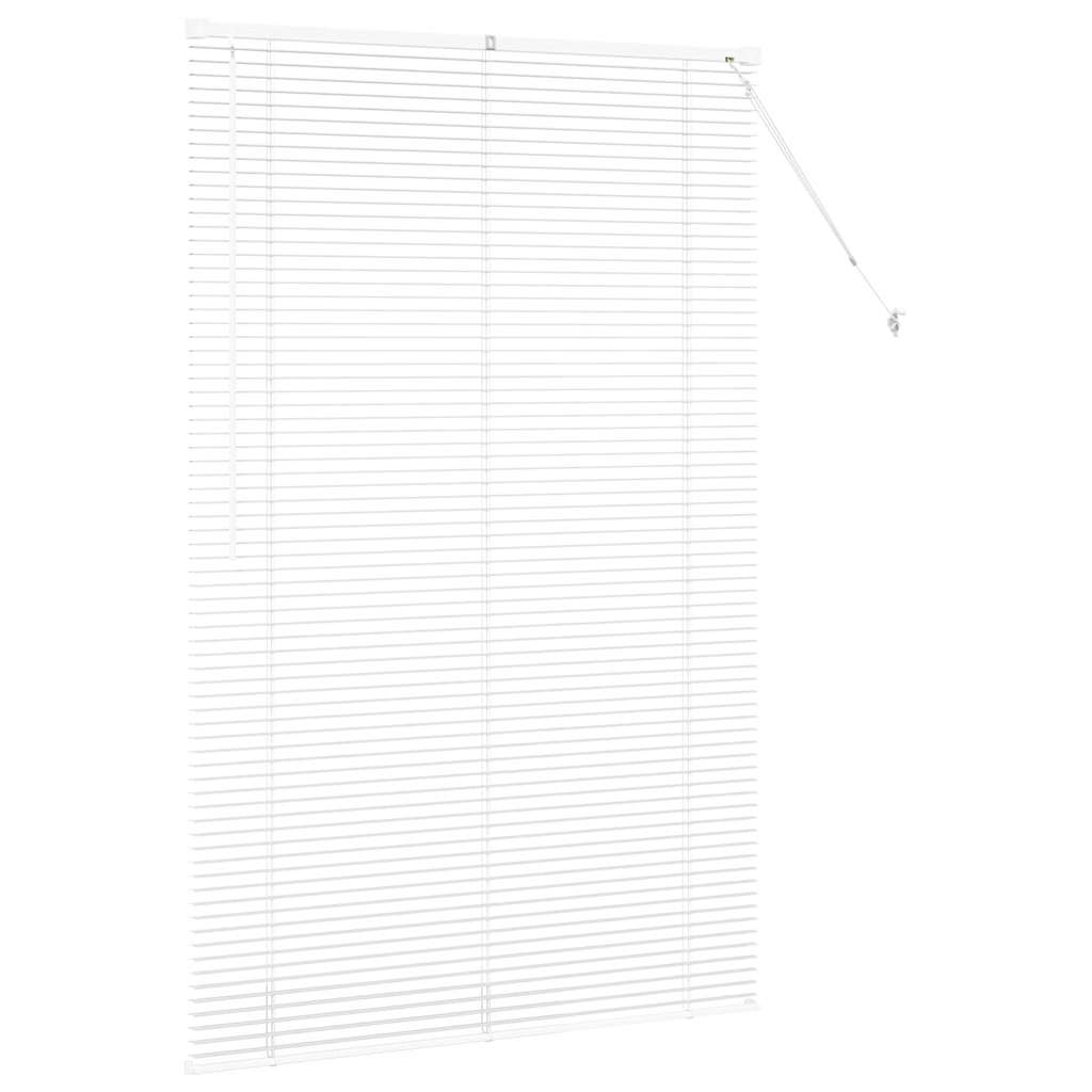 Balkenjalousien Weiß 175 x 110 cm Aluminium