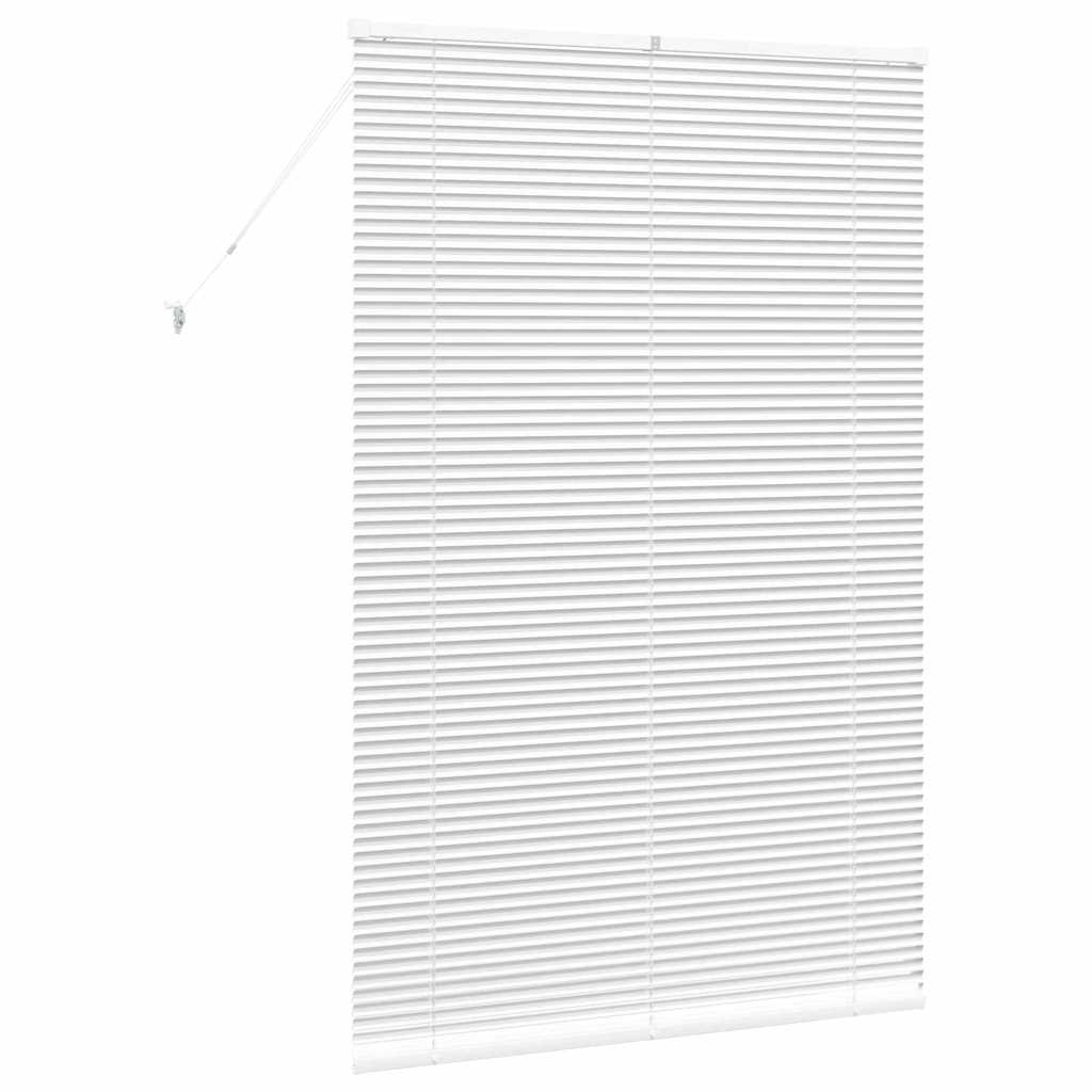 Balkenjalousien Weiß 175 x 110 cm Aluminium