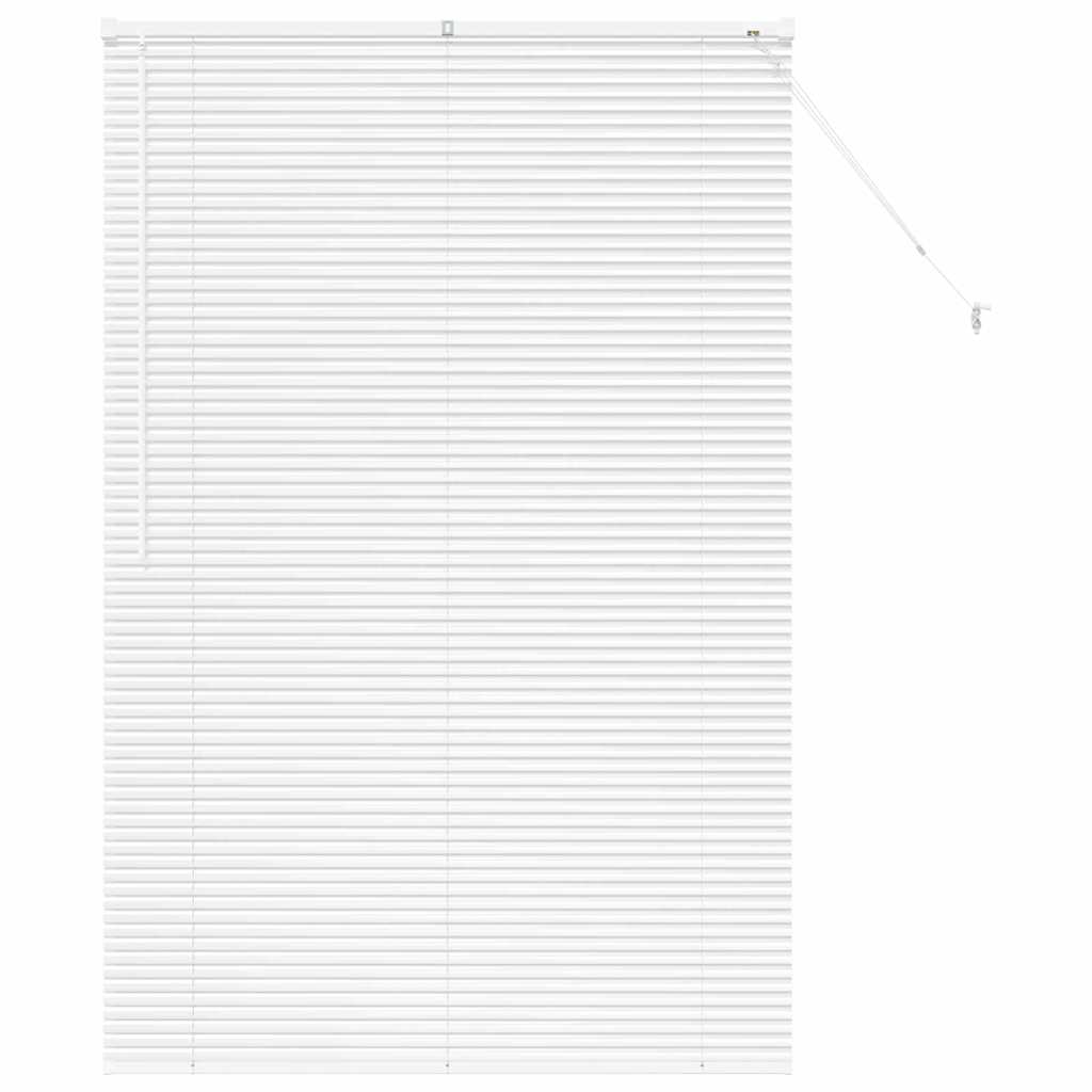 Balkenjalousien Weiß 175 x 115 cm Aluminium