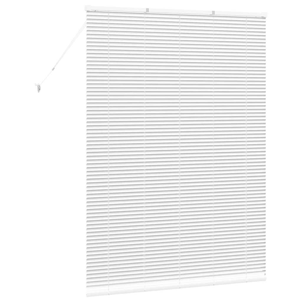 Balkenjalousien Weiß 175 x 125 cm Aluminium