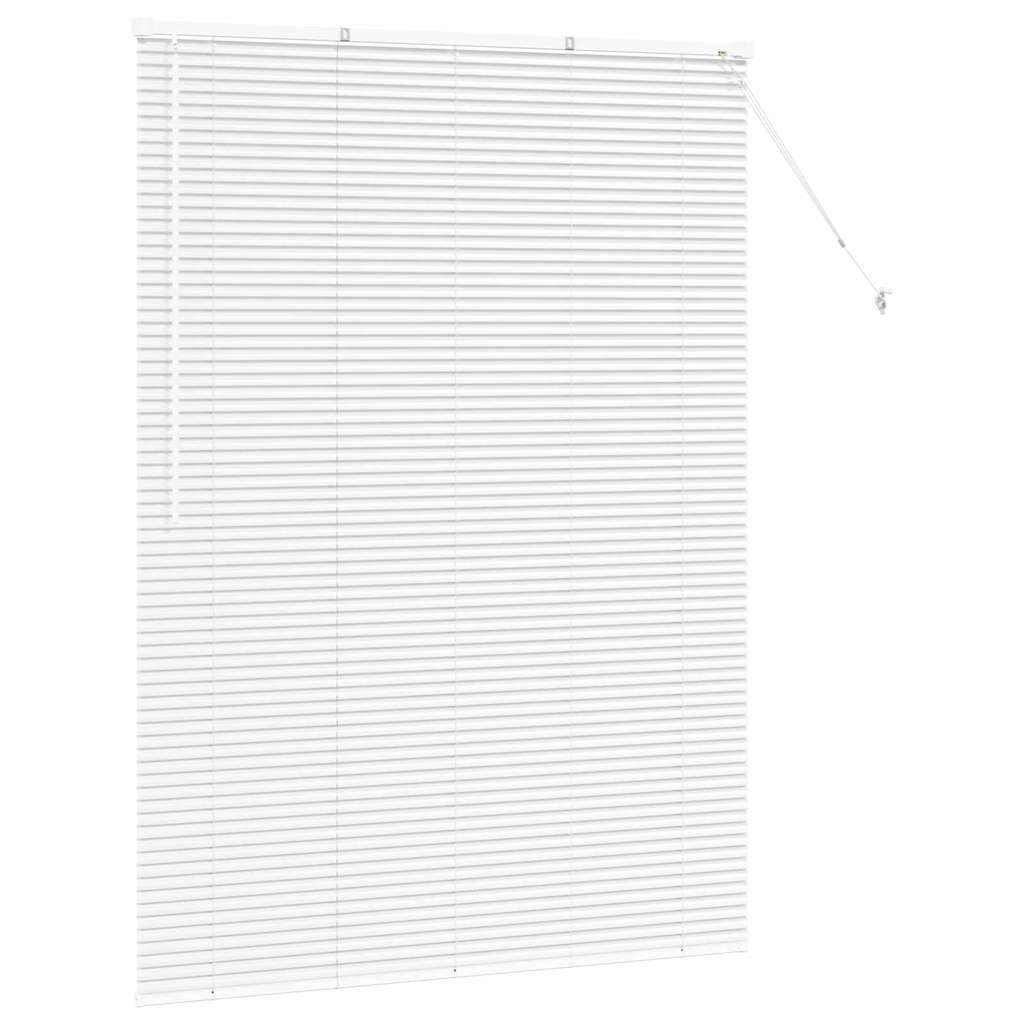 Balkenjalousien Weiß 175 x 135 cm Aluminium