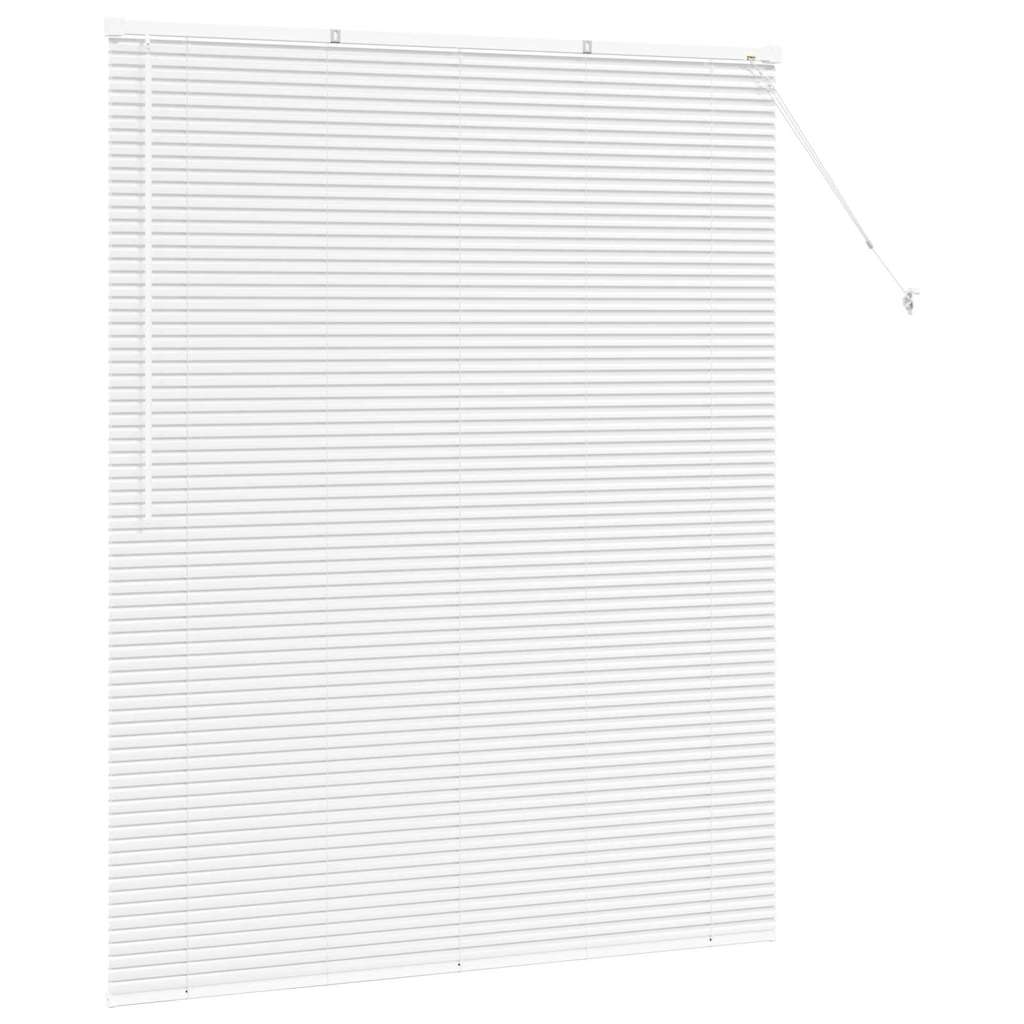 Balkenjalousien Weiß 175 x 145 cm Aluminium