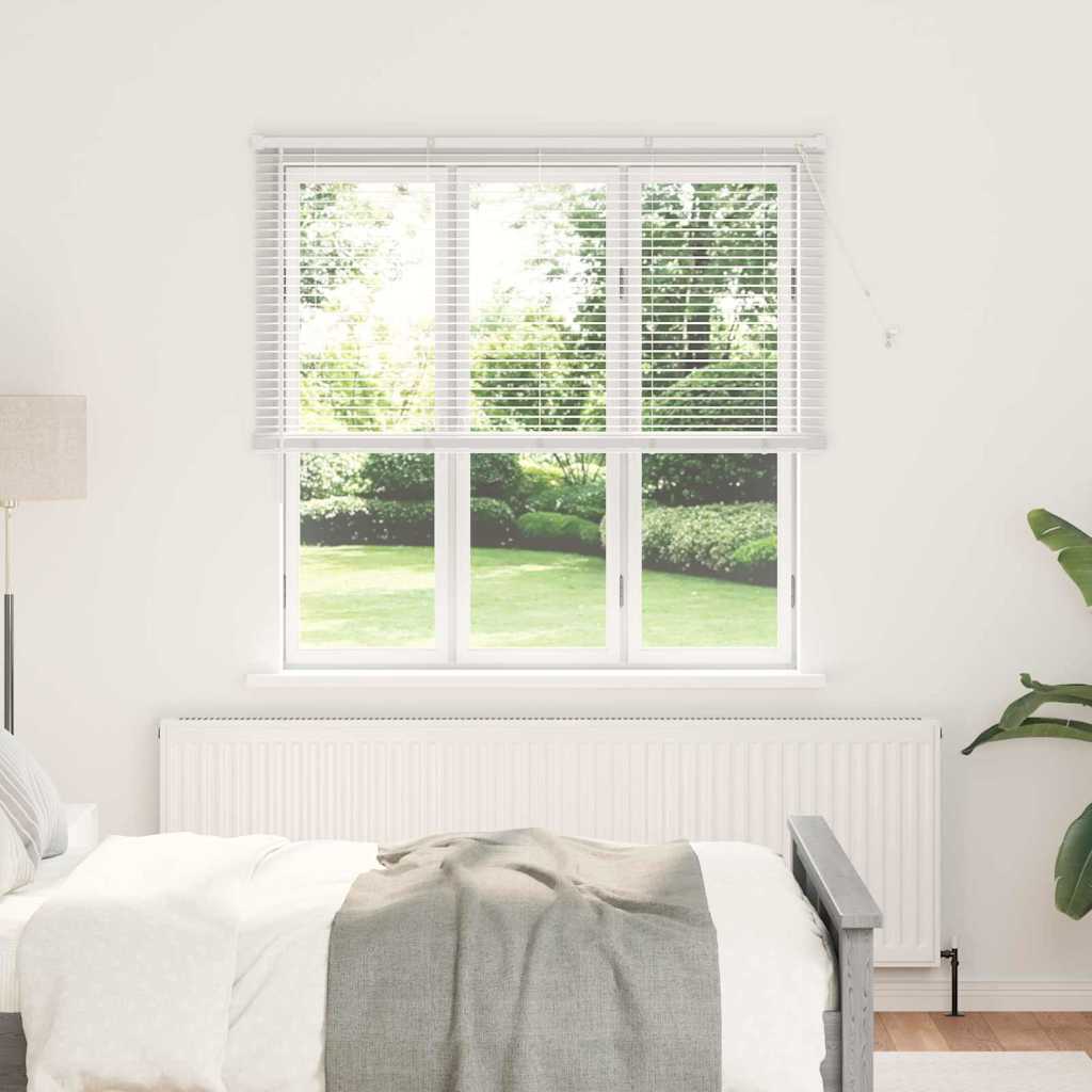 Balkenjalousien Weiß 175 x 150 cm Aluminium