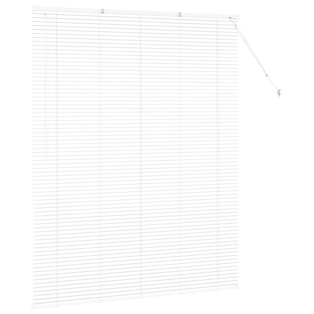 Balkenjalousien Weiß 175 x 150 cm Aluminium