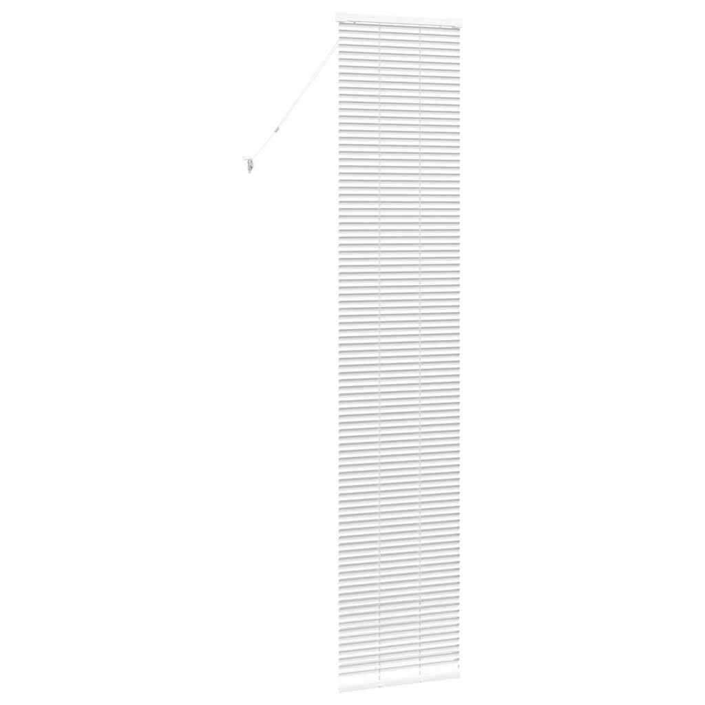 Balkenjalousien Weiß 220 x 40 cm Aluminium