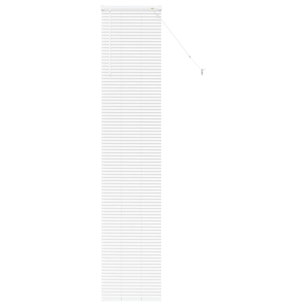 Balkenjalousien Weiß 220 x 40 cm Aluminium