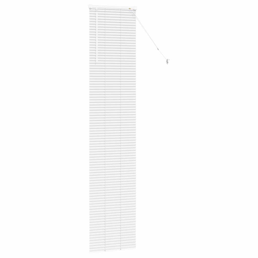 Balkenjalousien Weiß 220 x 45 cm Aluminium